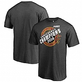 Cleveland Cavaliers Fanatics Branded 2018 Eastern Conference Champions Keyhole Slogan T-Shirt Heather Charcoal,baseball caps,new era cap wholesale,wholesale hats